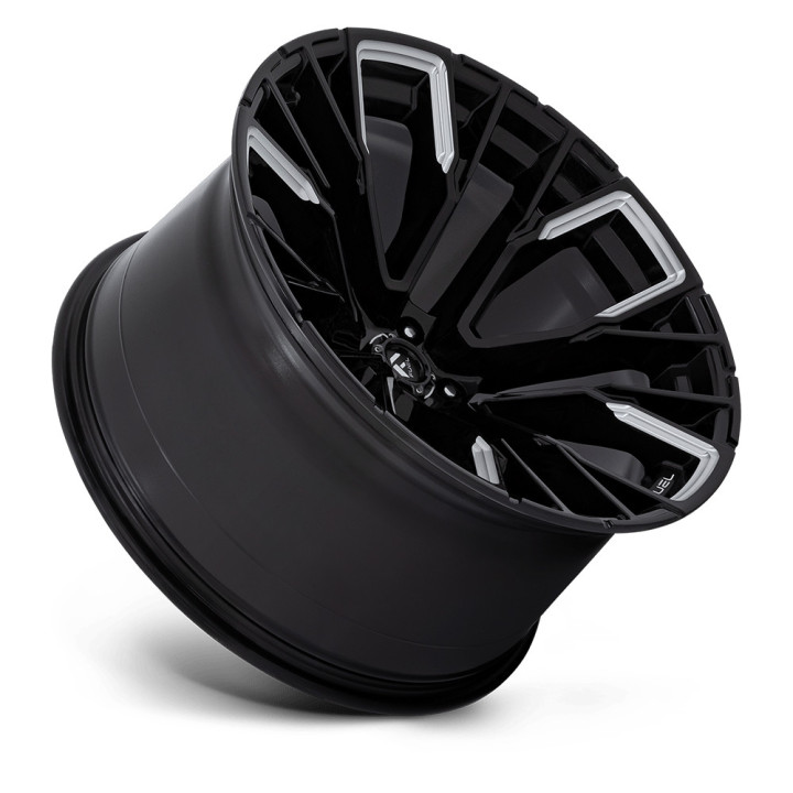 Alloy Wheel, FUEL D849 REBAR, 20x9.0, ET 1, 6x139.7, 106.1, Black - EDK.ro