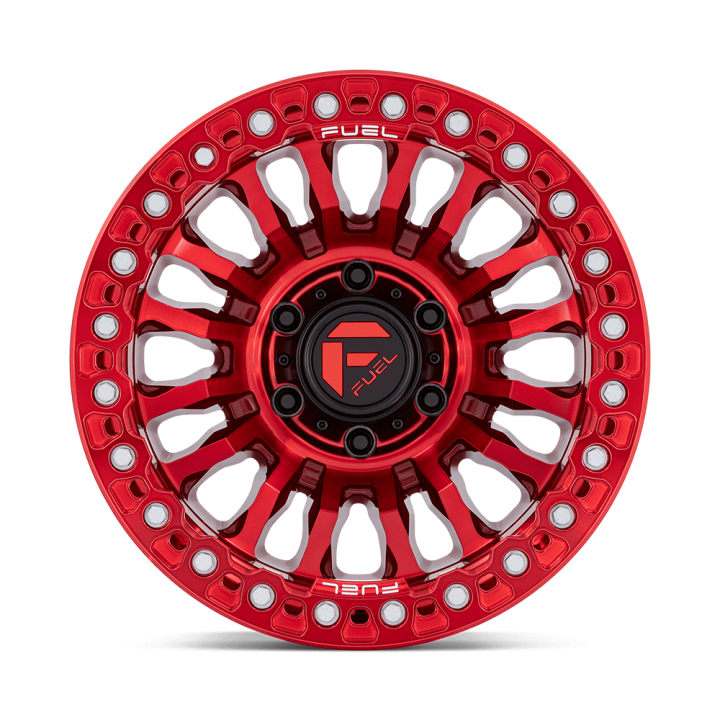 Alloy Wheel, FUEL FC125 RINCON Beadlock, 17x9.0, ET -38, 6x139.7, 106.1, Red - EDK.ro