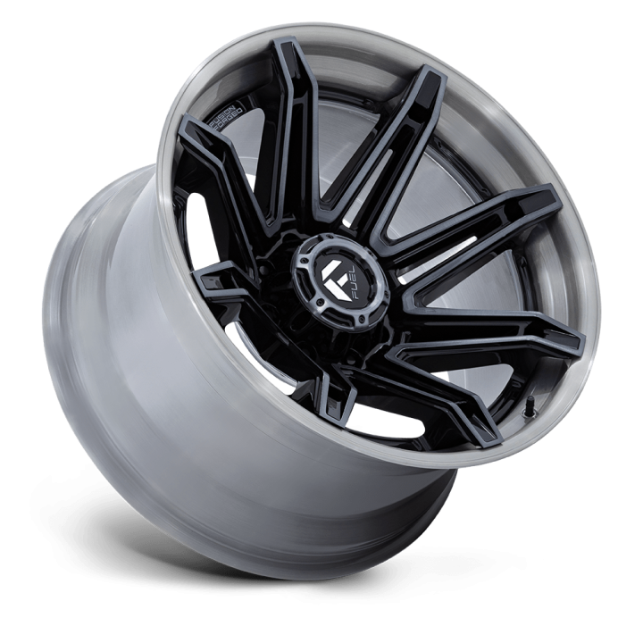 Alloy Wheel, FUEL FC401 BRAWL, 22x10.0, ET -18, 6x139.7, 106.1, Black - EDK.ro