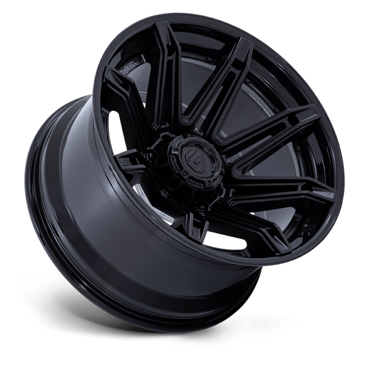 Alloy Wheel, FUEL FC401 BRAWL, 20x10.0, ET -18, 6x139.7, 106.1, Black - EDK.ro
