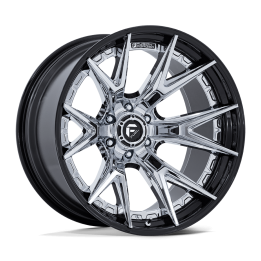 Alloy Wheel, FUEL FC402 CATALYST, 22x12.0, ET -44, 6x139.7, 106.1, Black - EDK.ro