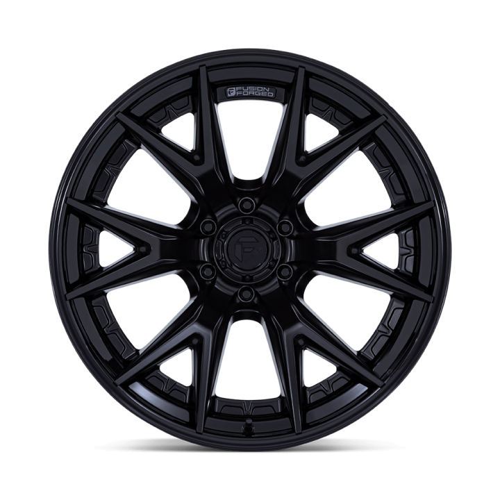 Alloy Wheel, FUEL FC402 CATALYST, 22x12.0, ET -44, 6x139.7, 106.1, Black - EDK.ro