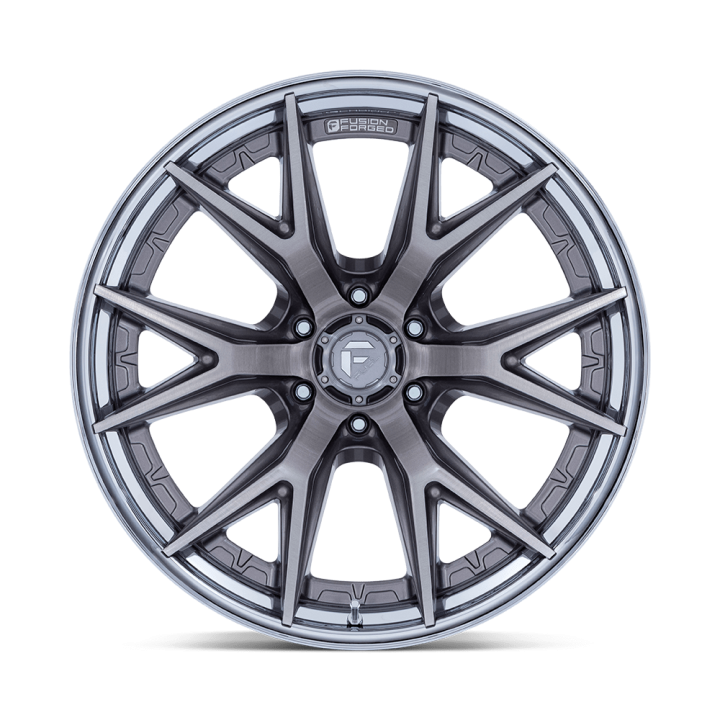 Alloy Wheel, FUEL FC402 CATALYST, 22x12.0, ET -44, 6x139.7, 106.1, Chrome - EDK.ro