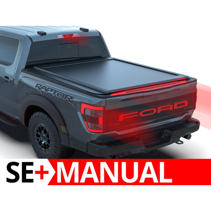 Manual Roll Top Tonneau Bed Cover, Tessera 4x4 SE+, Ford F-150 Bed Length 6.5 Feet 2021 - Present - EDK.ro