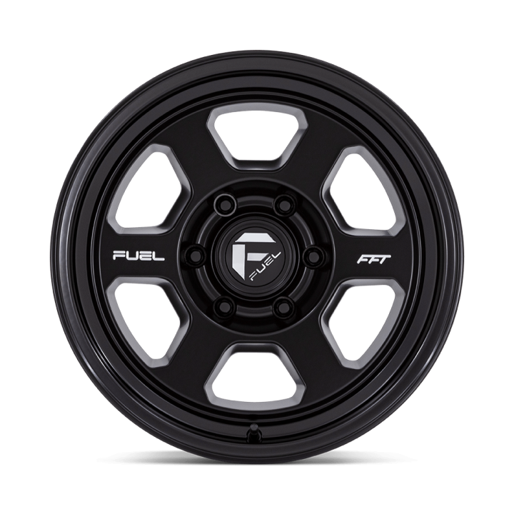 Jantă de Aluminiu, FUEL FC860 HYPE, 18x8.5, ET -10, 6x139.7, 106.1, Negru - EDK.ro
