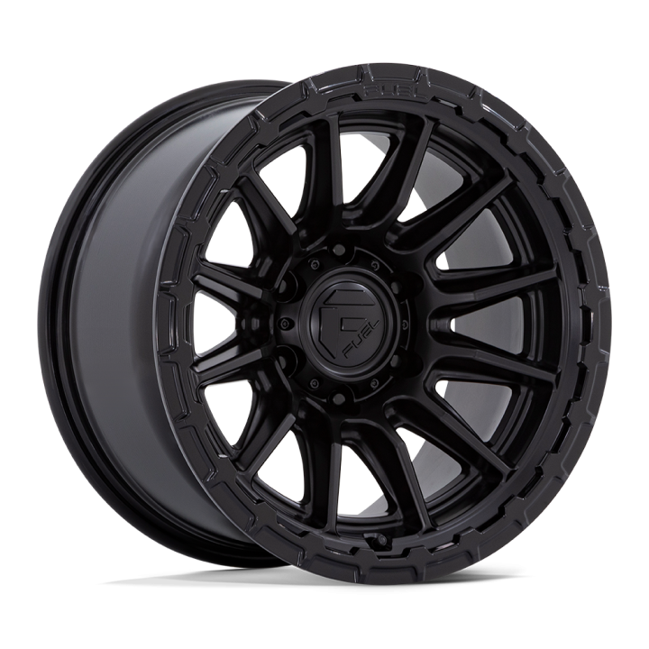 Jantă de Aluminiu, FUEL FC866 PISTON, 22x9.5, ET 20, 6x139.7, 106.1, Negru - EDK.ro