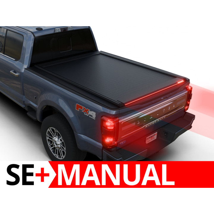 Manual Roll Top Tonneau Bed Cover, Tessera 4x4 SE+, Ford F-350 Bed Length 8.0 Feet 2023 - Present - EDK.ro