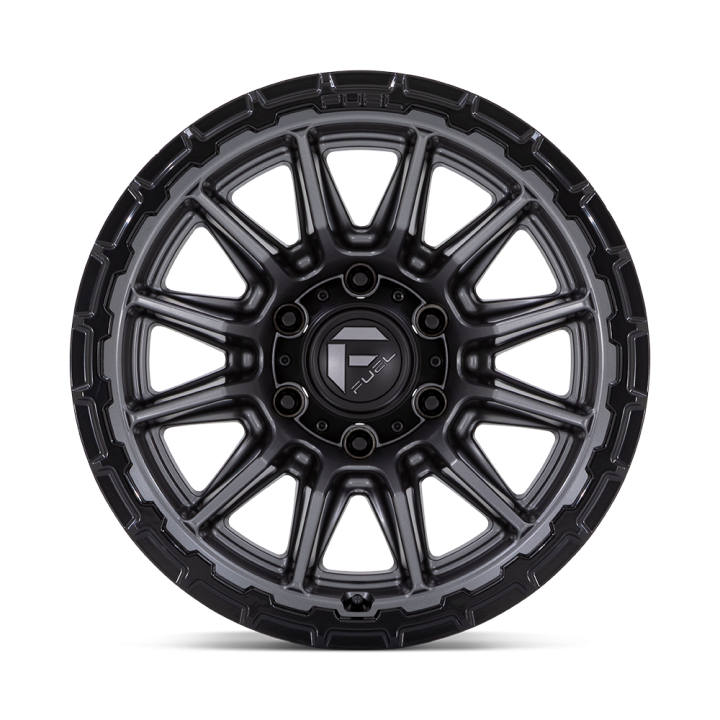 Alloy Wheel, FUEL FC866 PISTON, 17x8.5, ET 25, 6x139.7, 106.1, Black - EDK.ro