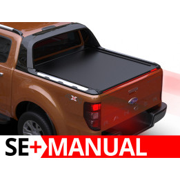 Manual Roll Top Tonneau Bed Cover, Tessera 4x4 SE+, Ford Ranger Wildtrak Double Cab 2012 - 2022 - EDK.ro