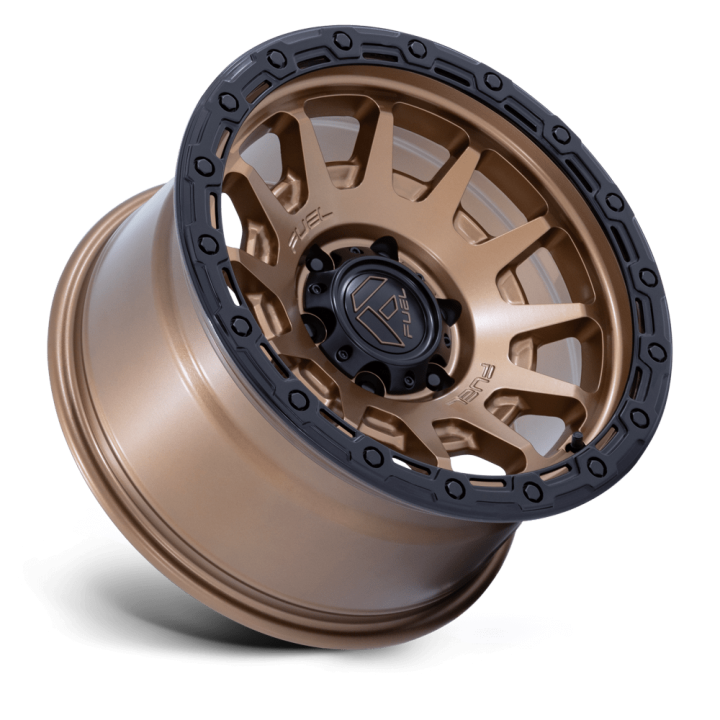 Alloy Wheel, FUEL FC884 FORTRESS, 17x8.5, ET 25, 6x139.7, 106.1, Black - EDK.ro