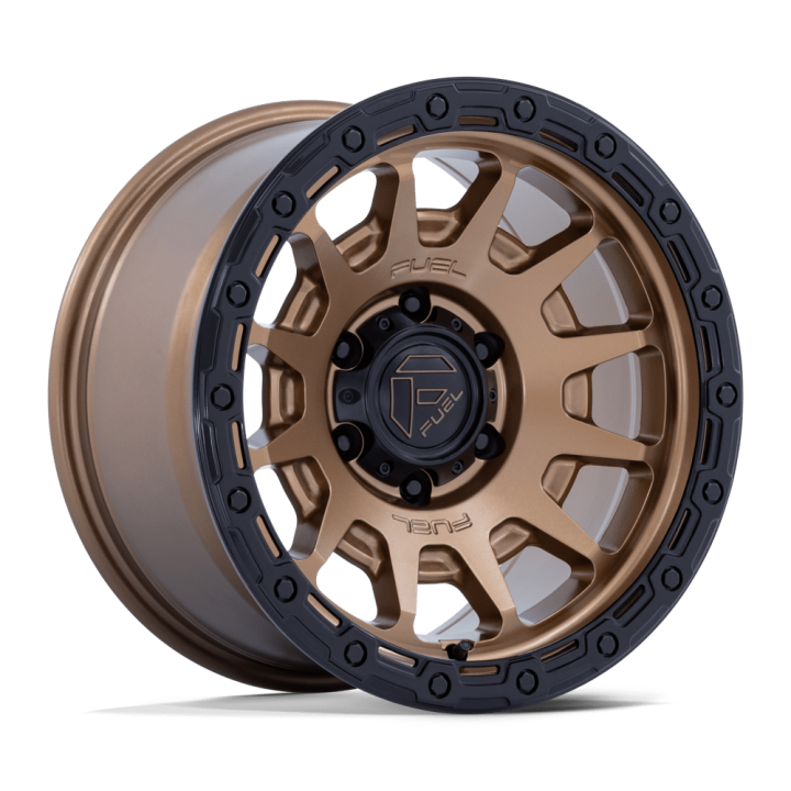 Jantă de Aluminiu, FUEL FC884 FORTRESS, 18x9.0, ET 20, 6x139.7, 106.1, Negru - EDK.ro
