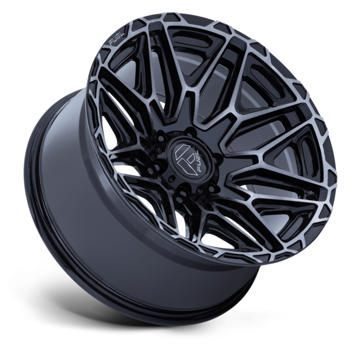Jantă de Aluminiu, FUEL FC885 INJECTOR, 22x9.0, ET 1, 6x139.7, 106.1, Negru - EDK.ro