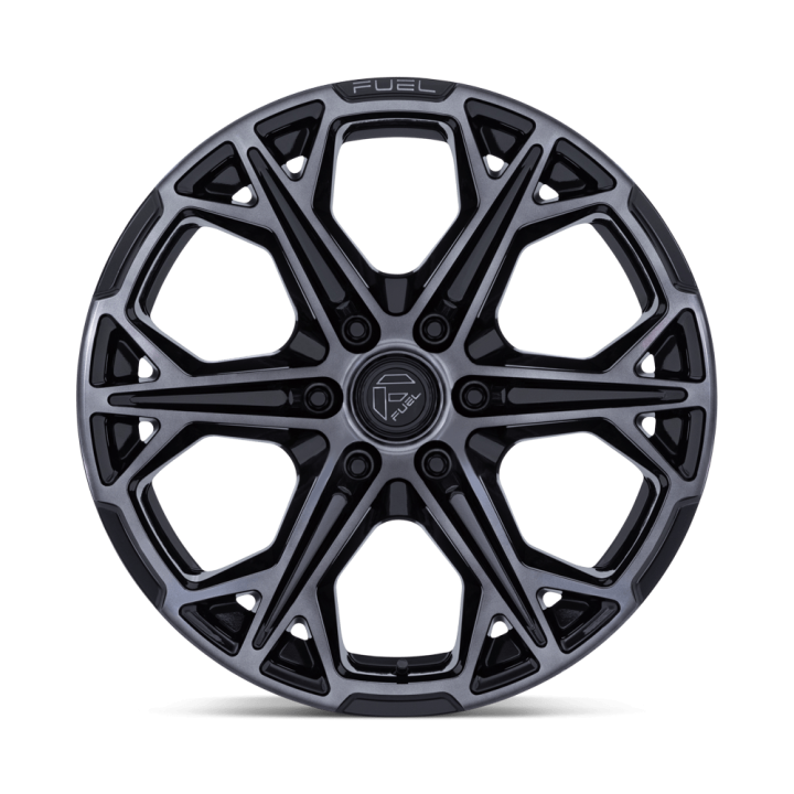 Jantă de Aluminiu, FUEL FC886 HAMMERHEAD, 20x9.0, ET 1, 6x139.7, 106.1, Negru - EDK.ro