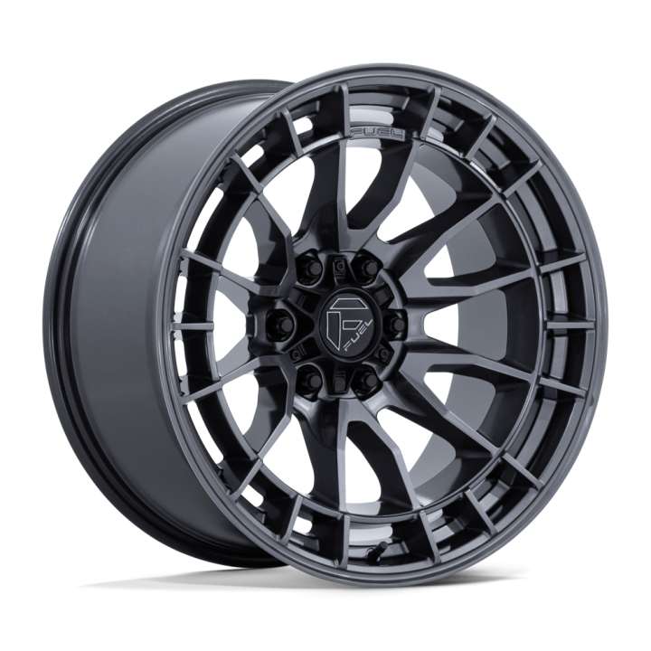 Jantă de Aluminiu, FUEL FC888 REVOLT, 20x9.0, ET 1, 6x139.7, 106.1, Gri Metalizat - EDK.ro