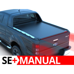 Manual Roll Top Tonneau Bed Cover, Tessera 4x4 SE+, Ford Ranger Wildtrak Extra Cab 2012 - 2022 - EDK.ro