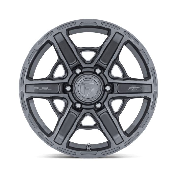 Alloy Wheel, FUEL FC892 GAMBIT, 17x9.0, ET 1, 6x139.7, 106.1, Platinum - EDK.ro