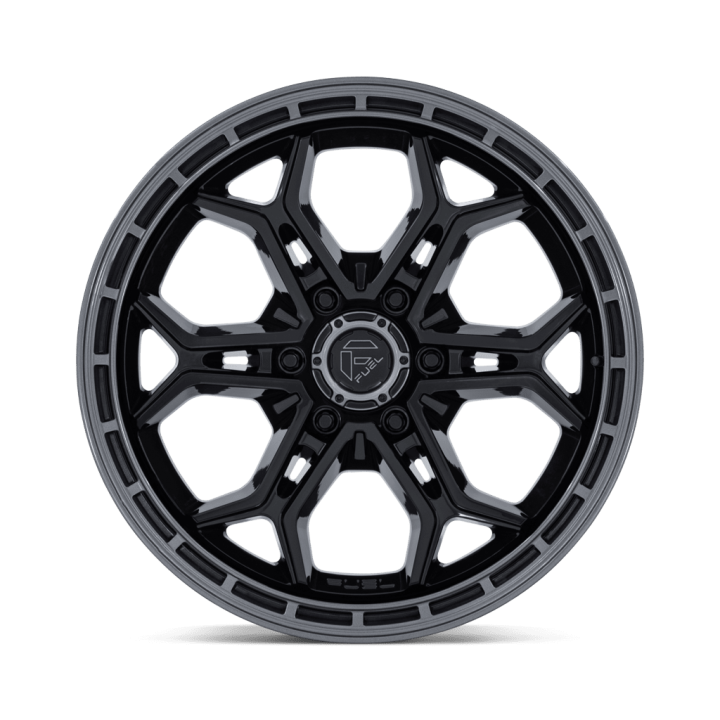 Alloy Wheel, FUEL FC896 HEATHEN, 20x9.0, ET 1, 6x139.7, 106.1, Black - EDK.ro