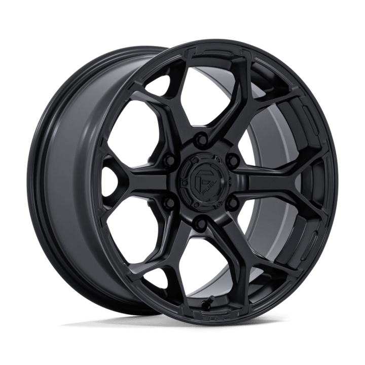 Alloy Wheel, FUEL FC903 SPLICER, 17x9.0, ET -12, 6x139.7, 106.1, Black - EDK.ro