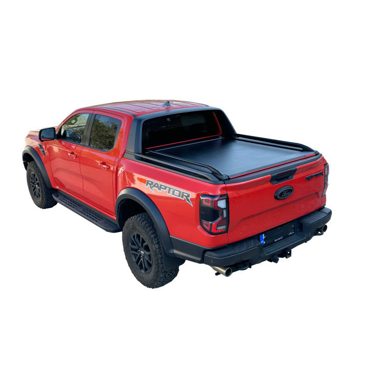 Manual Roll Top Tonneau Bed Cover, Tessera 4x4 SE+, Ford Ranger Wildtrak Double Cab 2023 - Present - EDK.ro