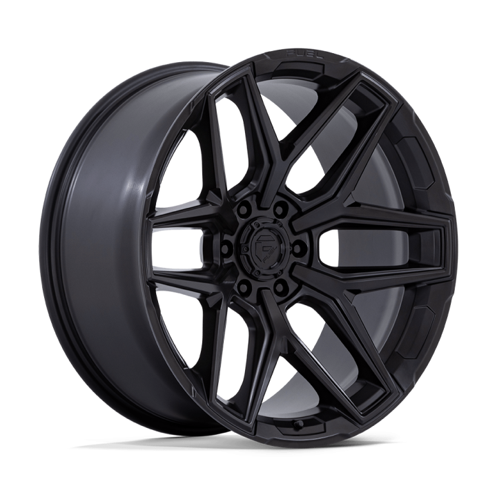 Jantă de Aluminiu, FUEL FLUX, 22x12.0, ET -44, 6x139.7, 106.1, Negru - EDK.ro