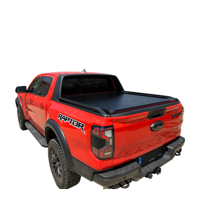 Manual Roll Top Tonneau Bed Cover, Tessera 4x4 SE+, Ford Ranger Wildtrak Double Cab 2023 - Present - EDK.ro