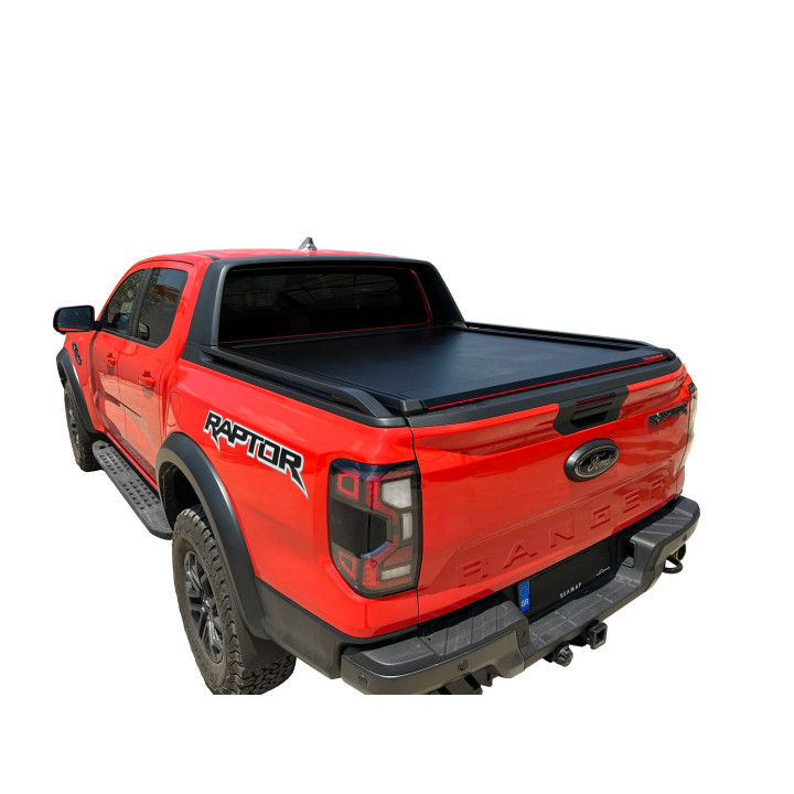 Manual Roll Top Tonneau Bed Cover, Tessera 4x4 SE+, Ford Ranger Wildtrak Double Cab 2023 - Present - EDK.ro