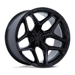 Alloy Wheel, FUEL FLUX, 18x9.0, ET 1, 6x139.7, 106.1, Black - EDK.ro