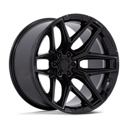 Alloy Wheel, FUEL FLUX, 24x10.0, ET 0, 6x139.7, 106.1, Black - EDK.ro