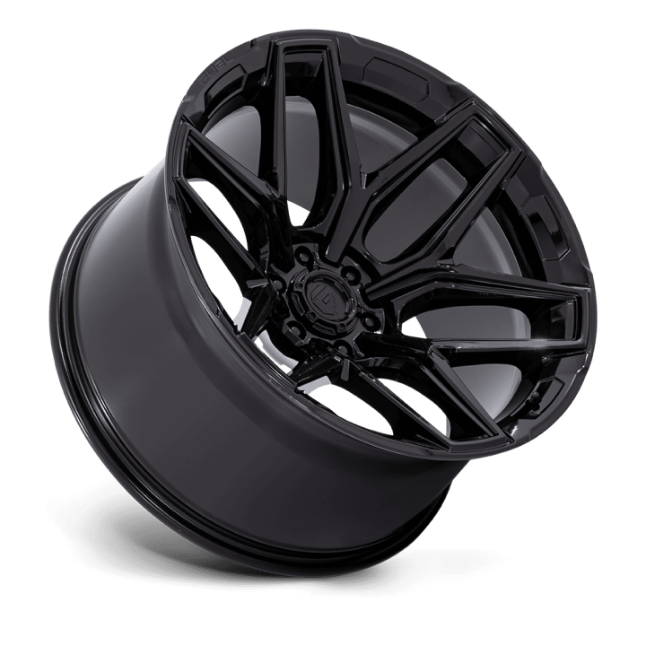 Alloy Wheel, FUEL FLUX, 24x10.0, ET 0, 6x139.7, 106.1, Black - EDK.ro