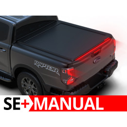 Manual Roll Top Tonneau Bed Cover, Tessera 4x4 SE+, Ford Ranger Raptor Double Cab 2023 - Present - EDK.ro