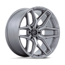 Alloy Wheel, FUEL FLUX, 22x9.5, ET 20, 6x139.7, 106.1, Platinum - EDK.ro