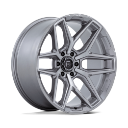 Jantă de Aluminiu, FUEL FLUX, 24x10.0, ET 0, 6x139.7, 106.1, Platină - EDK.ro