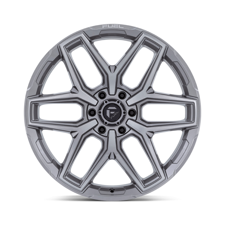 Jantă de Aluminiu, FUEL FLUX, 24x10.0, ET 0, 6x139.7, 106.1, Platină - EDK.ro