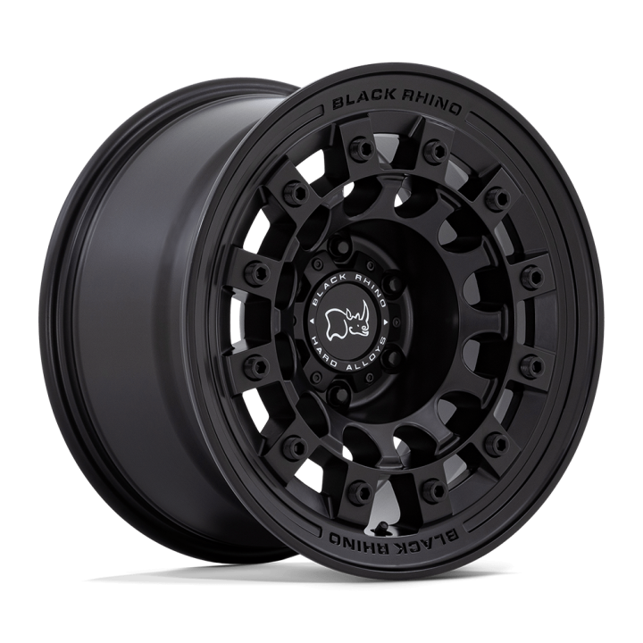 Alloy Wheel, Black Rhino FUJI, 17x8.0, ET 38, 6x139.7, 106.1, Black - EDK.ro