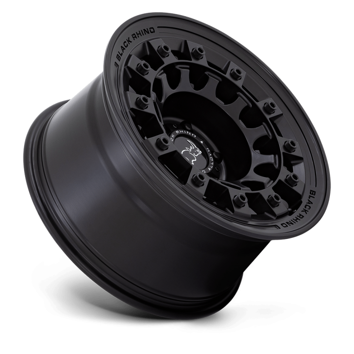 Alloy Wheel, Black Rhino FUJI, 17x8.0, ET 38, 6x139.7, 106.1, Black - EDK.ro
