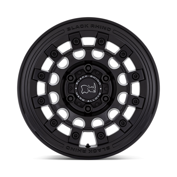 Alloy Wheel, Black Rhino FUJI, 17x9.0, ET -12, 6x139.7, 106.1, Black - EDK.ro