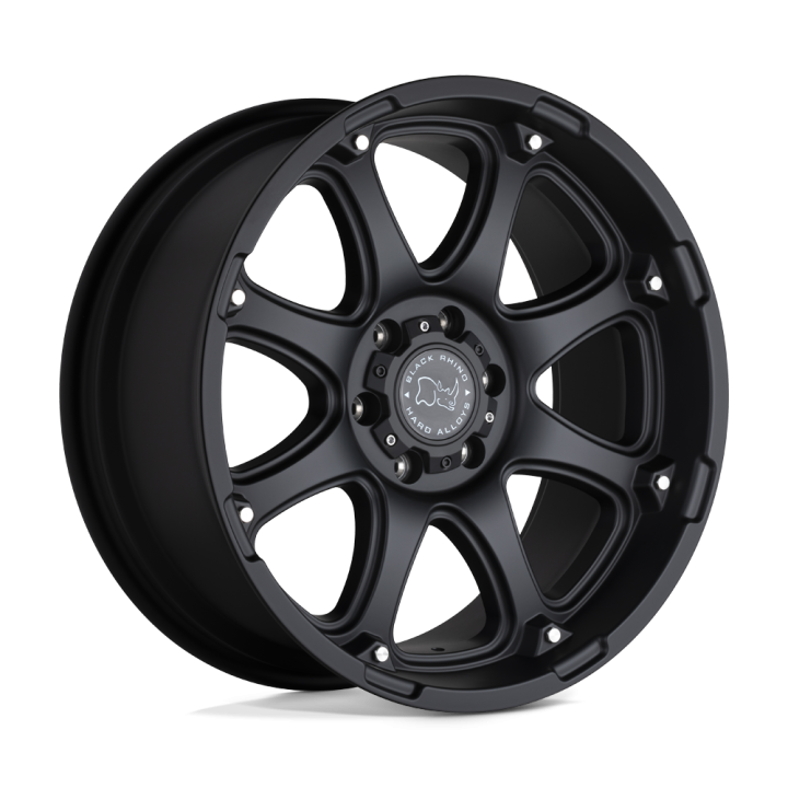 Alloy Wheel, Black Rhino GLAMIS, 17x9.0, ET 12, 6x139.7, 112.1, Black - EDK.ro
