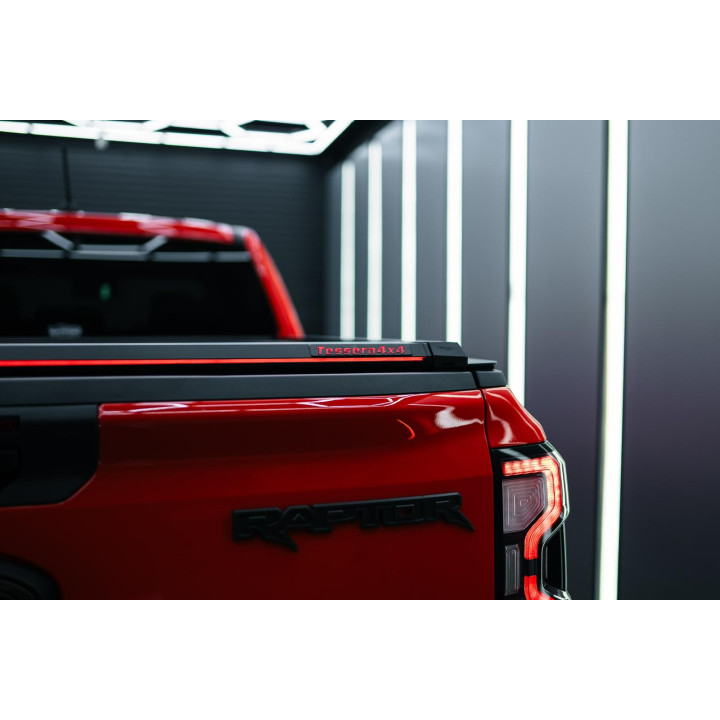 Manual Roll Top Tonneau Bed Cover, Tessera 4x4 SE+, Ford Ranger Raptor Double Cab 2023 - Present - EDK.ro