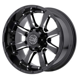Alloy Wheel, Black Rhino SIERRA, 20x9.0, ET 12, 6x139.7, 112.1, Black - EDK.ro