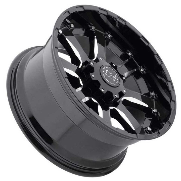 Jantă de Aluminiu, Black Rhino SIERRA, 20x9.0, ET 12, 6x139.7, 112.1, Negru - EDK.ro