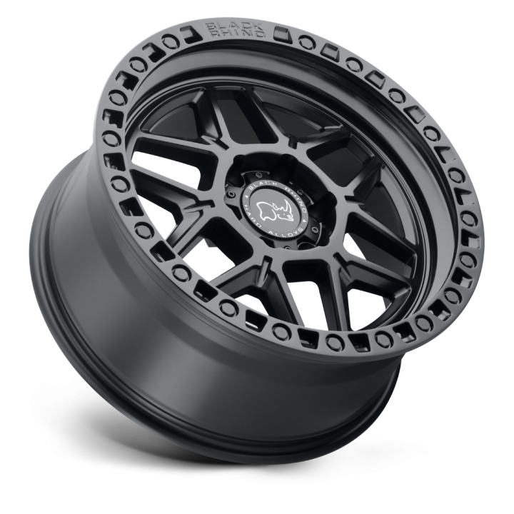 Alloy Wheel, Black Rhino KELSO, 18x9.0, ET -12, 6x139.7, 112.1, Black - EDK.ro
