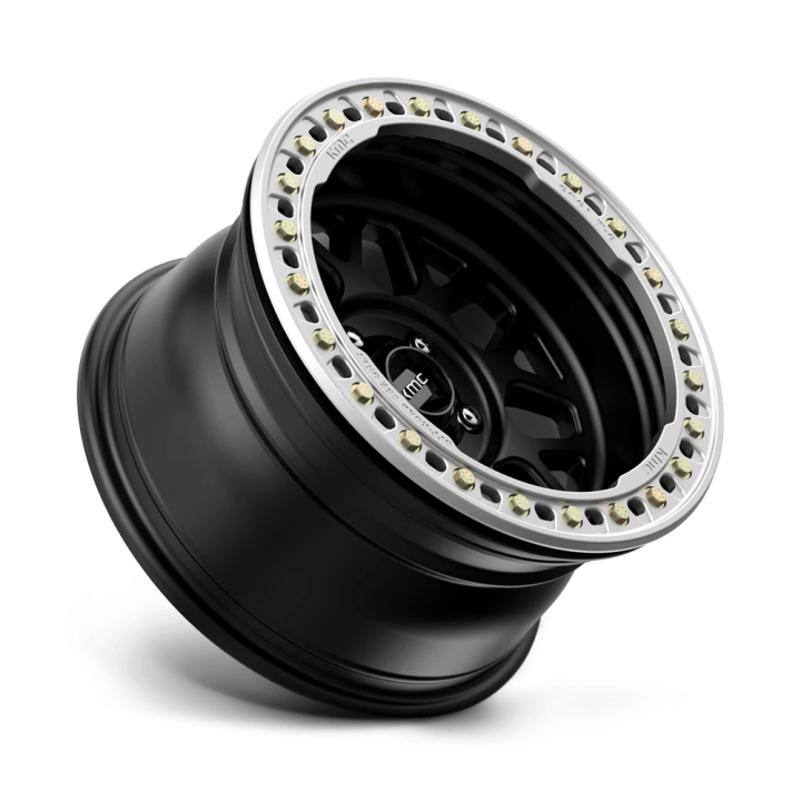Jantă de Aluminiu, KMC KM235 GRENADE CRAWL Beadlock, 17x8.5, ET 0, 6x139.7, 108, Negru - EDK.ro