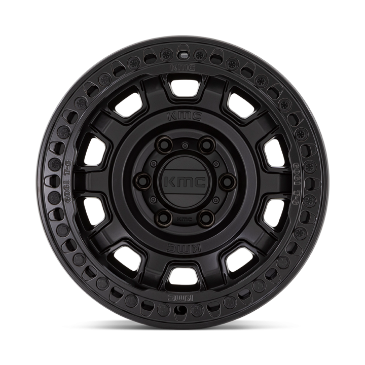 Alloy Wheel, KMC KM236 TANK Beadlock, 17x9.0, ET -38, 6x139.7, 108, Black - EDK.ro