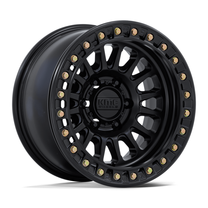 Alloy Wheel, KMC KM239 IMPACT Beadlock, 17x9.0, ET -12, 6x139.7, 108, Black - EDK.ro