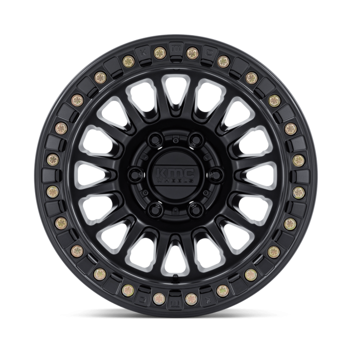 Alloy Wheel, KMC KM239 IMPACT Beadlock, 17x9.0, ET -12, 6x139.7, 108, Black - EDK.ro