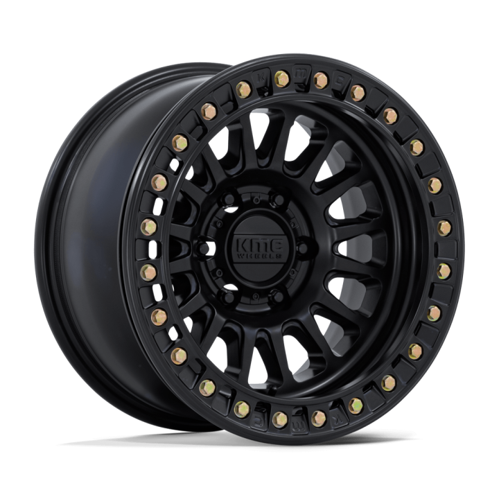 Jantă de Aluminiu, KMC KM239 IMPACT Beadlock, 17x9.0, ET 25, 6x139.7, 108, Negru - EDK.ro