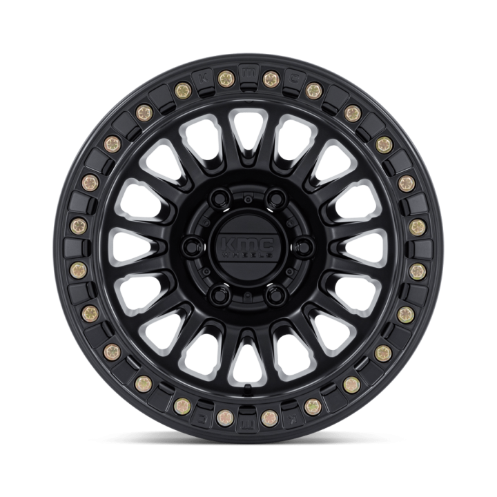 Jantă de Aluminiu, KMC KM239 IMPACT Beadlock, 17x9.0, ET 25, 6x139.7, 108, Negru - EDK.ro