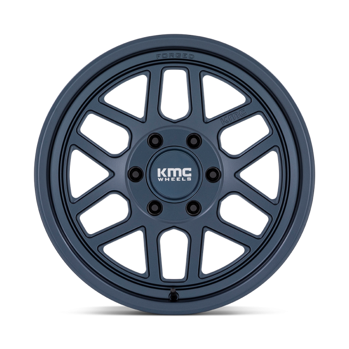 Alloy Wheel, KMC KM446 MESA FORGED Monoblock, 18x9.0, ET -12, 6x139.7, 106.1, Blue - EDK.ro