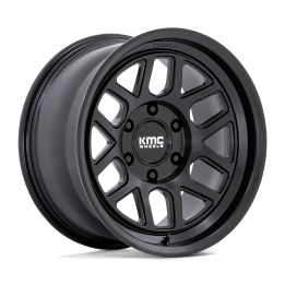 Alloy Wheel, KMC KM446 MESA FORGED Monoblock, 17x8.5, ET -10, 6x139.7, 106.1, Black - EDK.ro
