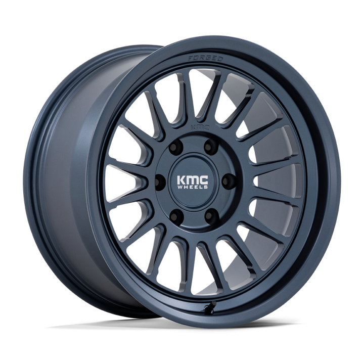 Jantă de Aluminiu, KMC KM447 IMPACT FORGED Monoblock, 17x8.5, ET -10, 6x139.7, 106.1, Albastru - EDK.ro